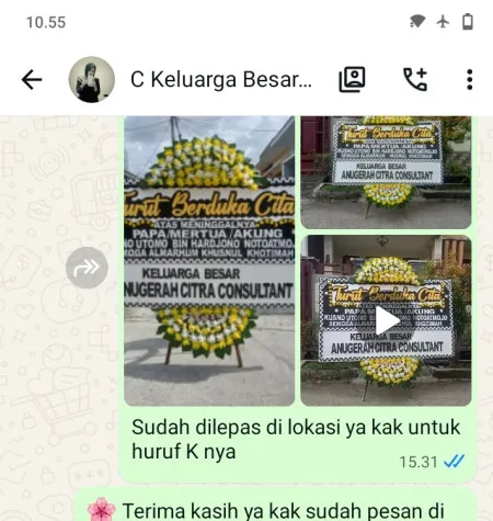 Pengiriman Papan Bunga Duka Akad Nikah Jakarta