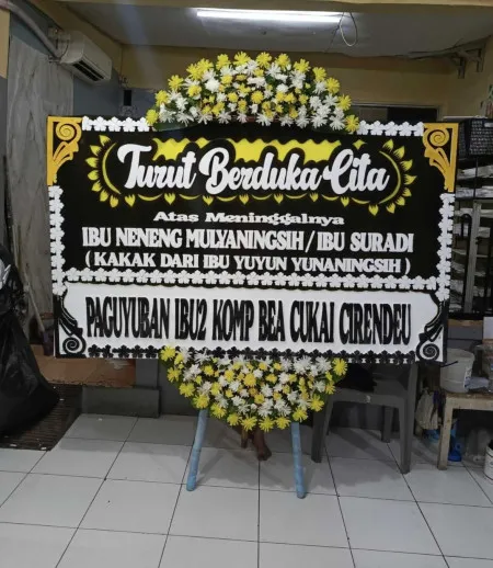Papan Bunga Duka Akad Nikah Jakarta