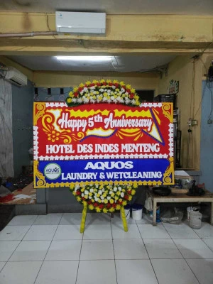 Papan Bunga di Akad Nikah Jakarta