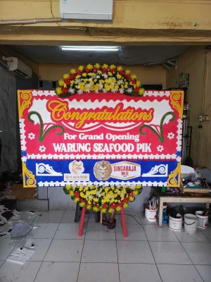 Papan Bunga di Akad Nikah Jakarta