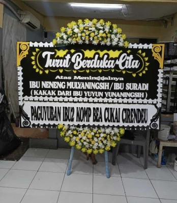 Papan Bunga di Akad Nikah Jakarta