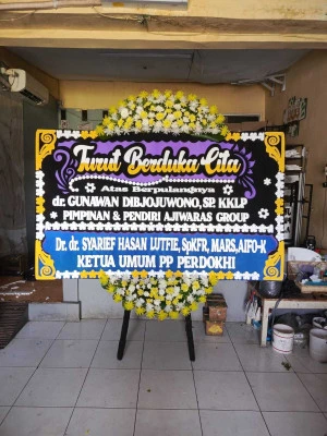 Papan Bunga di Akad Nikah Jakarta